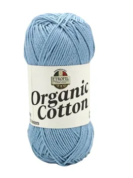 Organic Cotton-חוט כותנה בצבע-תכלת 75425
