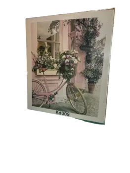 שיבוץ יהלומים על קנווס 30X40 -אופניים