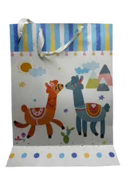 שקית מתנה מעוצבת- לאמה 30X42X12