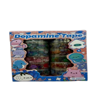 סט וואשי טיפ מהממם שקוף זוהר- ים