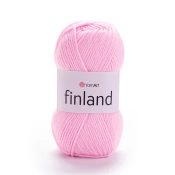 צמר חלקYARNART-FINLAND-בצבע ורוד 20