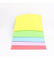 סול דביק בצבעים A4- חלק מגיע 10 יחידות בשקית