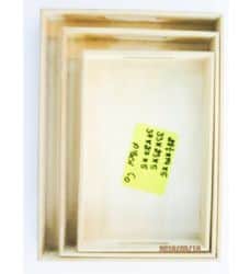 מגש מעץ מתוך סט 3 מגשים (פינות מרובעות)- לפי מידה