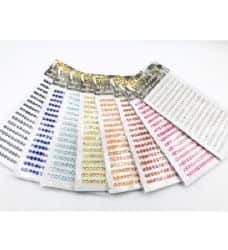 מארז אבני שיבוץ בצבעים שונים לעבודות יצירה-במבצע