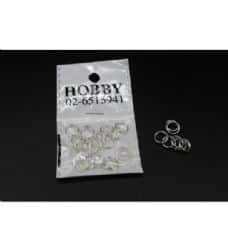 לולאות כסף עבות 14 מ"מ