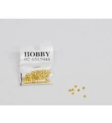 חרוזי מעיכה זהב 4 מ"מ