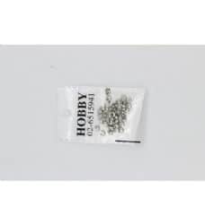 חרוזי מעיכה כסף כהה 1 מ"מ