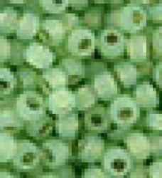 חרוזי רוקאי- ירוק זהב -6