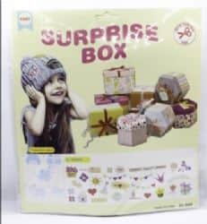 ערכת יצירה לילדים ערכה להכנת קופסא מקרטון - לפי דגם