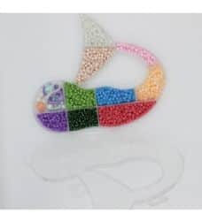 קופסאת חרוזים ליצירה -בצורת בת הים עם חרוזי וונציה- במבצע