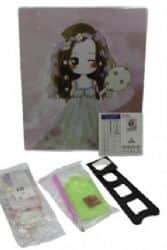 ערכת יצירה לילדים- ערכת שיבוץ יהלומים/ אבנים -במבצע- דגם ילדה SP-1082