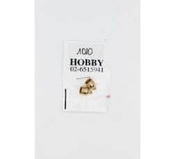 סופיות להדבקה- עגול מעוטר זהב