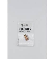 סוגר מקל- 2 לולאות -אדום