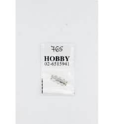 סוגר מקל- 3 לולאות -כסף