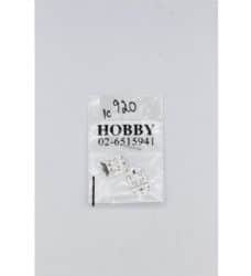 סוגר ספר-מרובע 3 חורים כסף בהיר