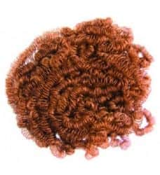 חומרים ליצירה- שיער לבובה חום