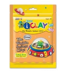 ICLAY- חימר קל המתייבש באוויר במיוחד למוטוריקה עדינה נעים מאוד למגע- בצבע גוף