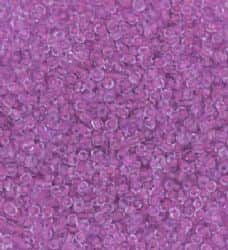 חרוזי ונציה- ורוד בהיר שקוף