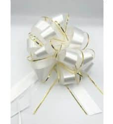 פפיון מתנה לקישוט ענק- לבן