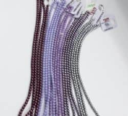 חרוזי פנינה מידה 4- מתוך גווני סגול