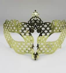 מסכה לפנים ממתכת זהב