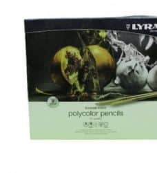 LYRA- 24 עפרונות צבעוניים בקופסאת פח