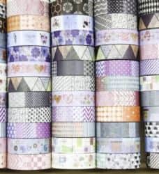 וואשי טיפ -צבעוני- 6 יח במבצע סלוטיפ יפה ליצירה