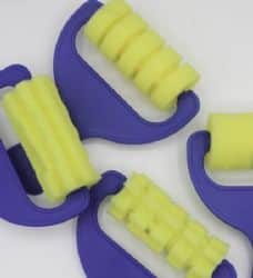 ספוגים עם צורות מגיע כ4 יחי בשקית לשימוש בצבעי גואש