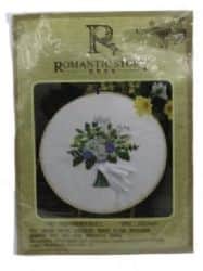 ערכת ריקמה עם חישוק 20X20- זר פרחים- במבצע