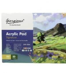 ACRYLIC PAD-A4 בלוק ציור לציור בצבעי אקריליק