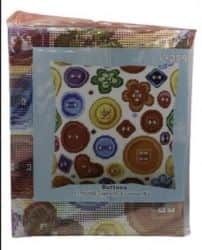 ערכת ריקמה כרית-40X40- צורות (V259)- במבצע