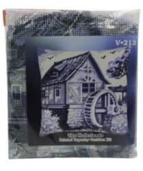 ערכת ריקמה כרית-40X40- בית (V213)- במבצע