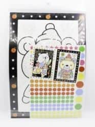 ערכת יצירה לילדים -תמונה עם מדבקות- במבצע