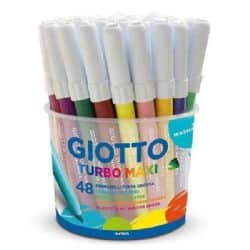 כוס טושים עבים גיוטו טורבו - GIOTTO לא רעיל במיוחד לילדים רחיץ!