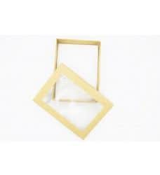 6 קופסאות מתנה טבעי עם חלון