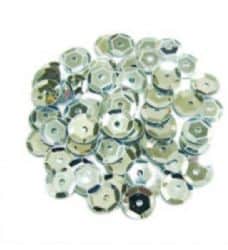 שקית פייטים ליצירה בצבע- כסף