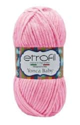 YONCA BABY- צמר קטיפה לתינוקות יאנקה בייבי - ורוד- 105
