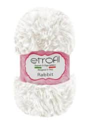 Rabbit- צמר פרווה - לבן- 111