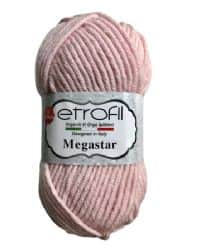 MEGASTAR- צמר מגהסטאר (במבצע)-ורוד בהיר- 699