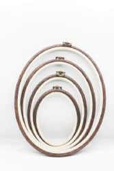 חישוק רקמה אובלי