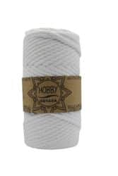 חוט מקרמה NEVADA- סרוג לבן