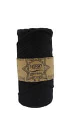 חוט מקרמה NEVADA- סרוג שחור