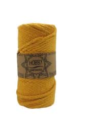 חוט מקרמה NEVADA- סרוג צהוב ביצה