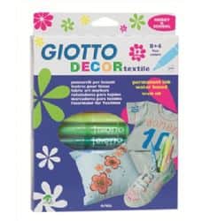 Giotto decor textile- צבעים לציור על בד דקור- חבילה גדולה
