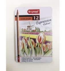 סט 12 עפרונות צבעוניים מקצועיים בקופסאת פח LYRA