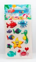 מדבקות נפוחות דגים