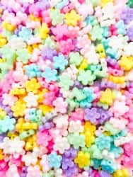 חרוזי אקריל-מיוחדים- פרח