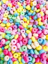 חרוזי אקריל-מיוחדים- חרוז פיתה