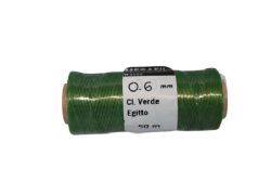 חוט שעווה -0.6- ירוק זית (71)