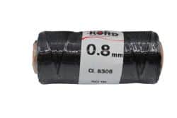 חוט שעווה -0.8- חום כהה (15)